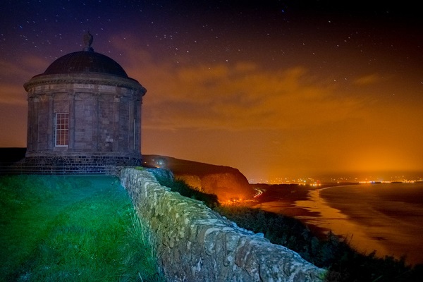 Mussenden Temple in Downhill Demesne, Downhill, Northern Ireland